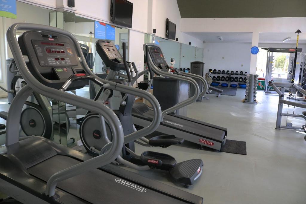 Gimnasio equipado del condominio Solanas
